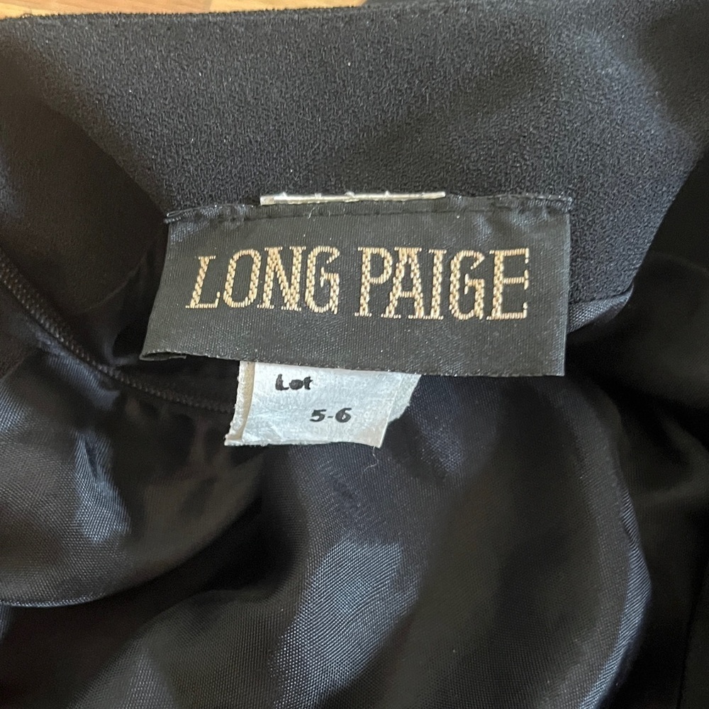 Chic Black Backless Evening Dress Vintage - Picture 2 of 5